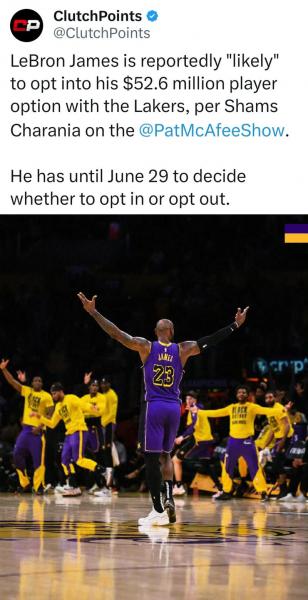 5年2.4亿！湖人这饼真不小！詹姆斯尴尬，追联盟第二人纯属做梦