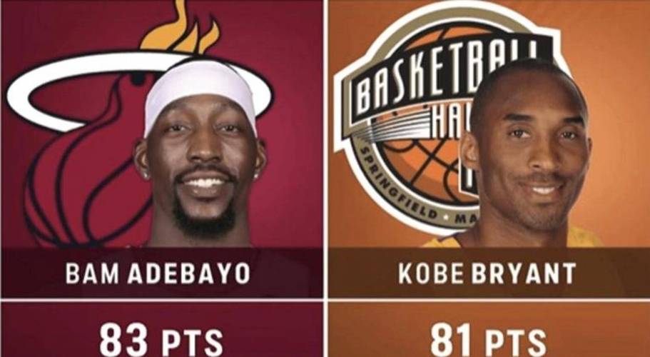 小波特：向科比&阿德巴约看齐要立志超越83分来表达对科比的尊重