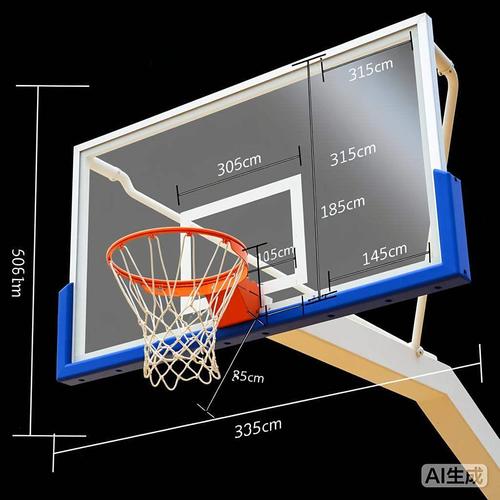 nba篮筐几米高,nba篮筐高度多少英尺?